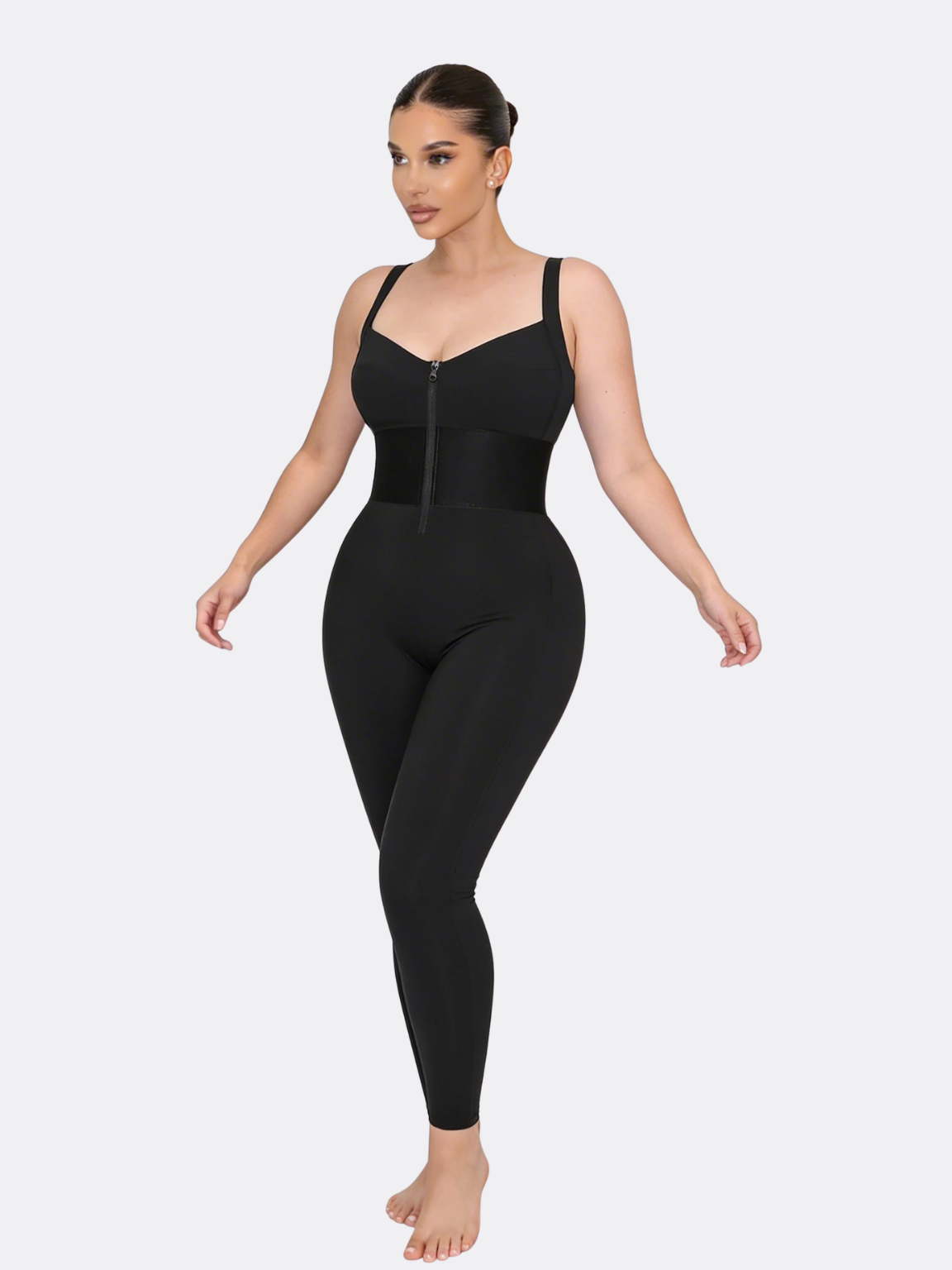 Waistband Shaping Jumpsuit