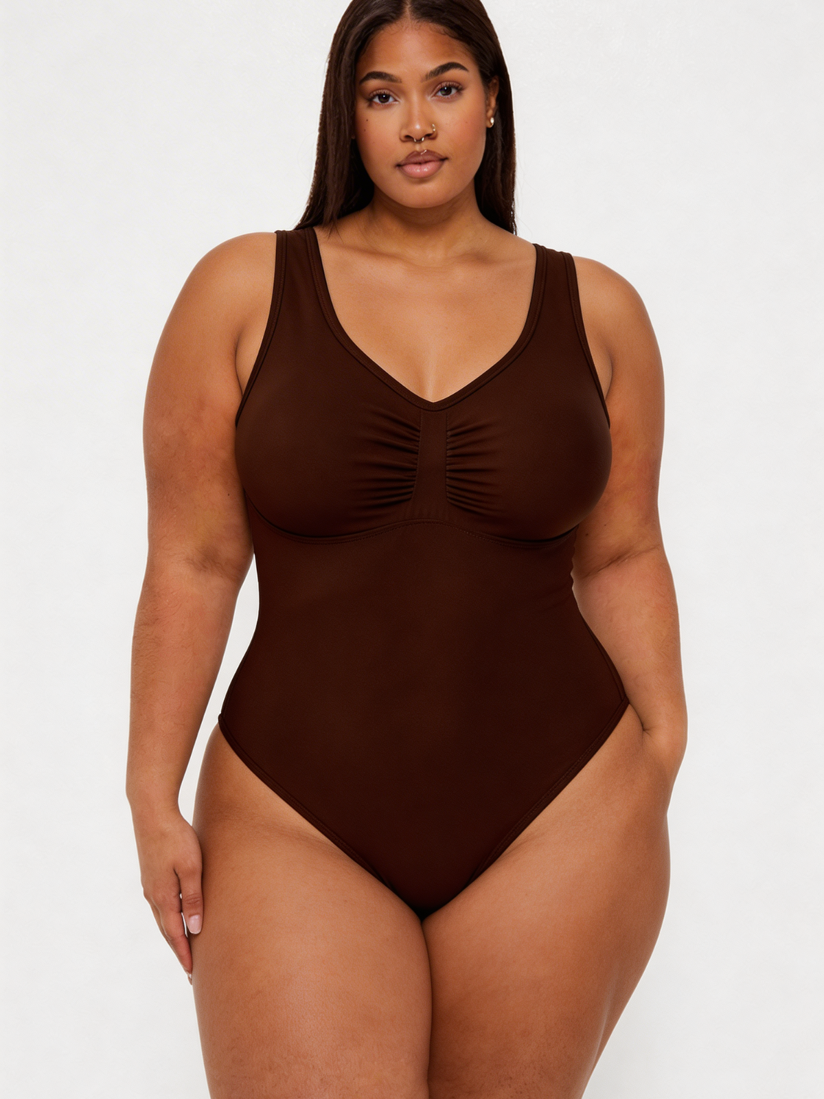 Tummy Control Sculpting Bodysuit – Women's Seamless Shapewear