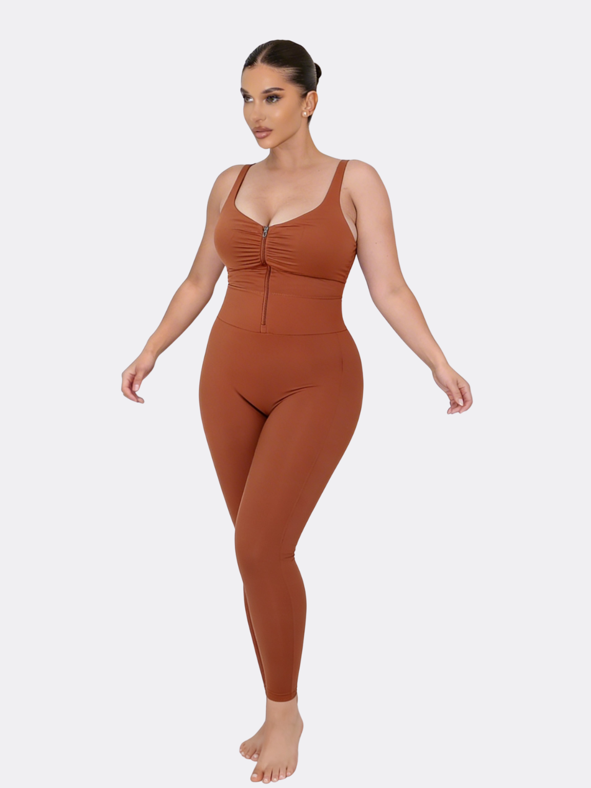 Waistband Shaping Jumpsuit