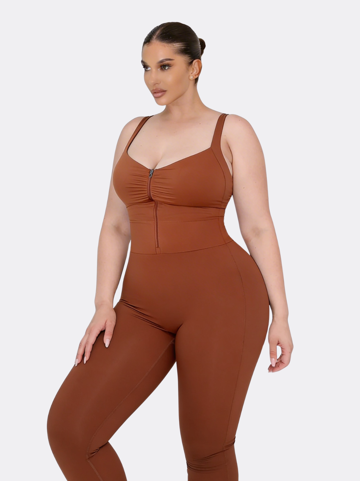 Waistband Shaping Jumpsuit