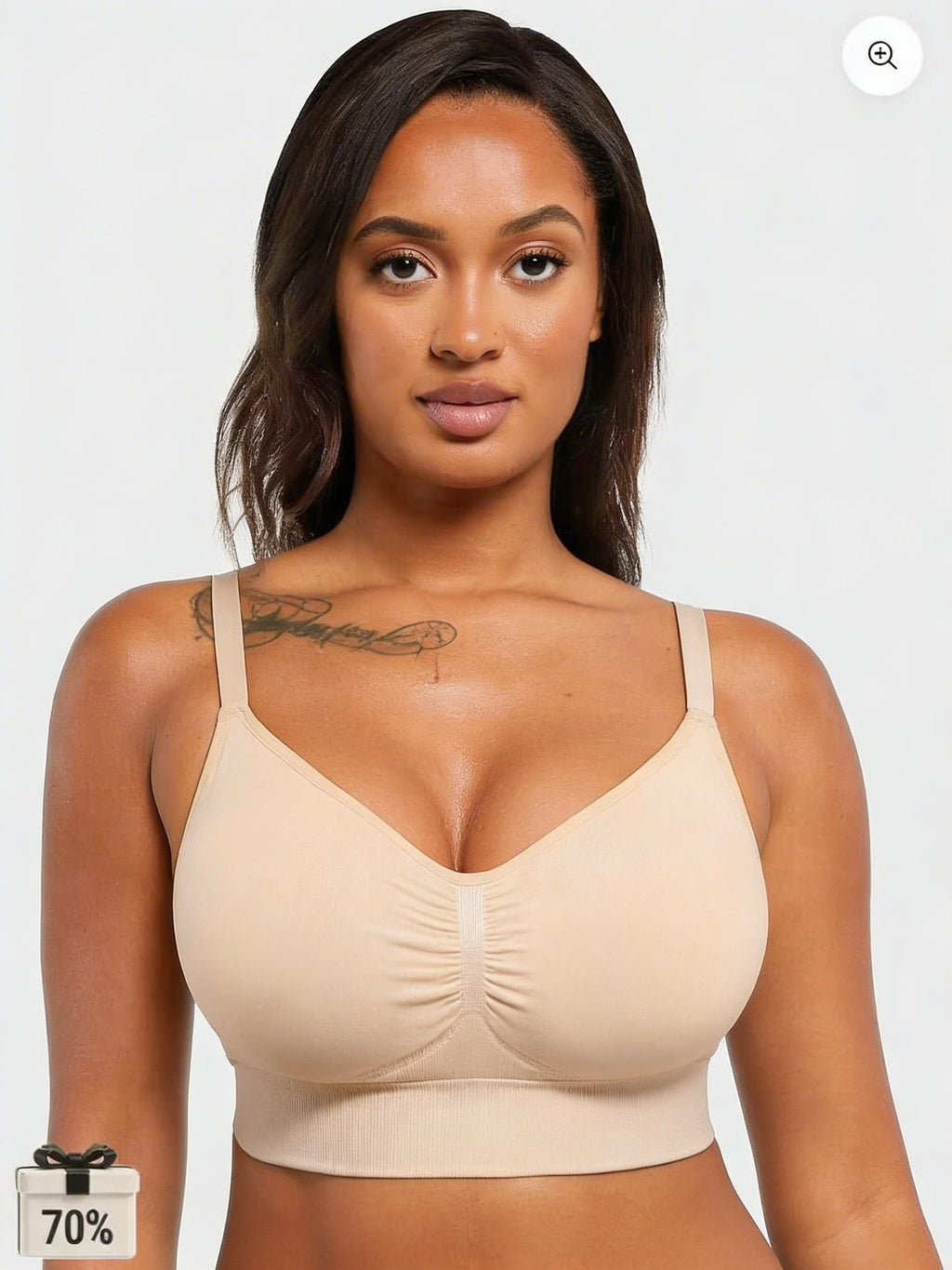 Motion 33 Wireless Bra and Seamless Tummy Control Brief Set women's shapewear