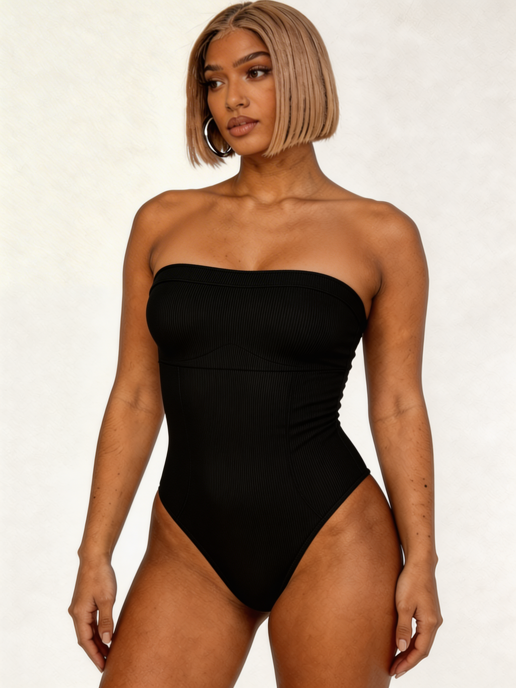Motion 33 Strapless Sculpting Bodysuit women's seamless shapewear front view