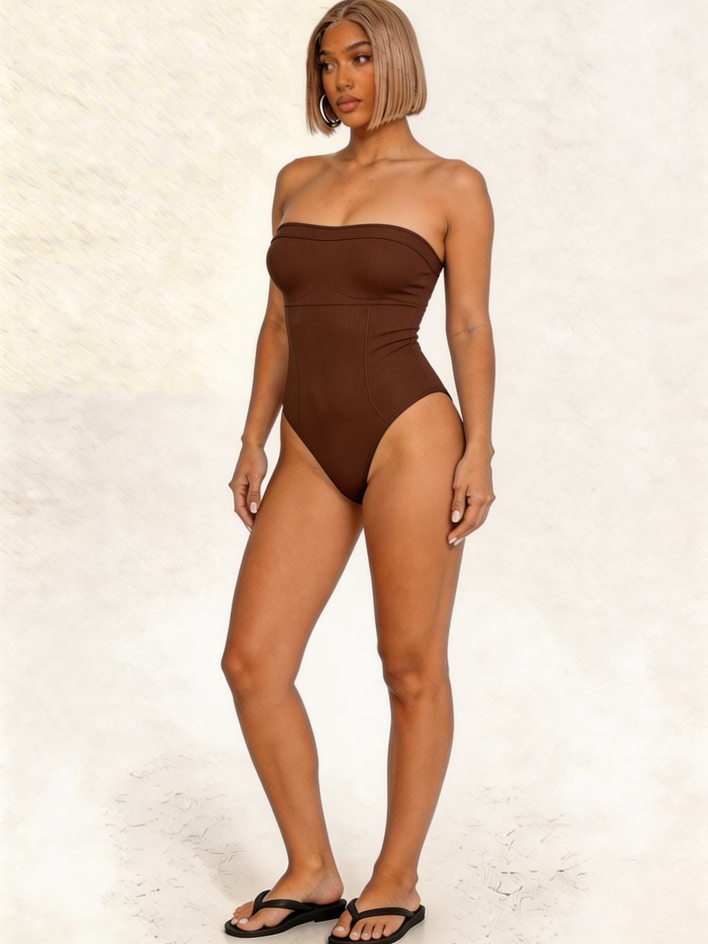 Motion 33 Strapless Sculpting Bodysuit women's seamless shapewear front view